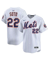 Nike Men's Juan Soto White New York Mets Home Limited Jersey