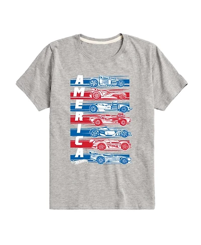 Hot Wheels Boys' Toddler 2T-5T America Cars Short-Sleeve Graphic T-Shirt
