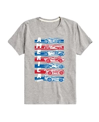 Hot Wheels Boys' Toddler 2T-5T America Cars Short-Sleeve Graphic T-Shirt
