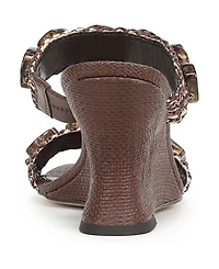 Sam Edelman Women's Dante Stone Slide Wedge Sandals