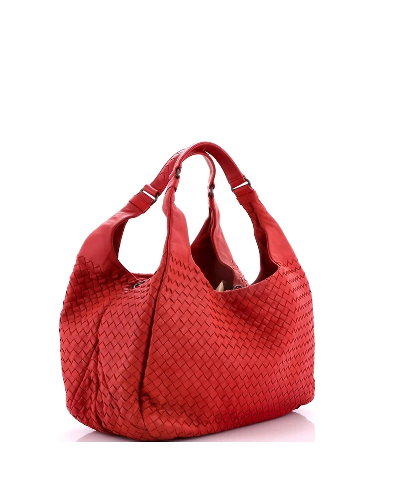 Pre-Owned Bottega Veneta Large Campana Hobo Intrecciato Nappa