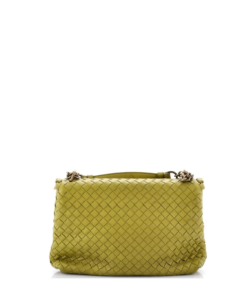 Pre-Owned Bottega Veneta Small Olimpia Crossbody Bag Intrecciato Nappa