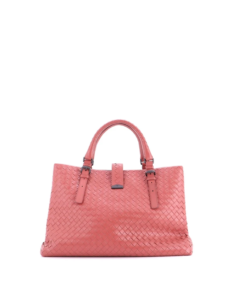 Pre-Owned Bottega Veneta Medium Roma Bag Intrecciato Nappa