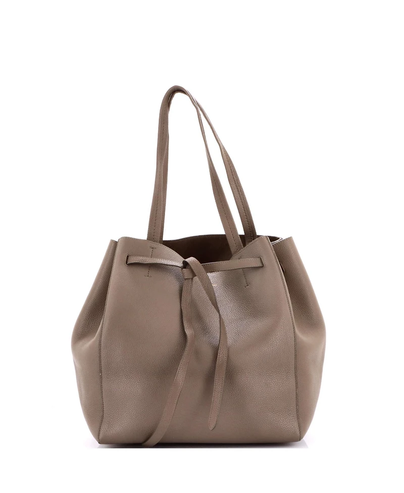 Pre-Owned Celine Small Phantom Tie Cabas Tote Leather