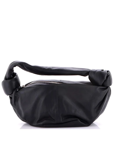 Pre-Owned Bottega Veneta Mini Double Knot Hobo Leather