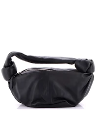 Pre-Owned Bottega Veneta Mini Double Knot Hobo Leather
