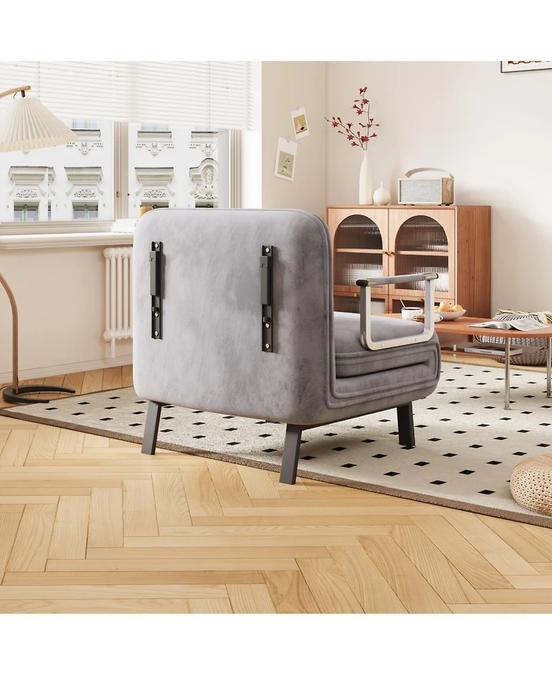 Streamdale Furniture Tri-Fold Sofa Bed with Adjustable Backrest