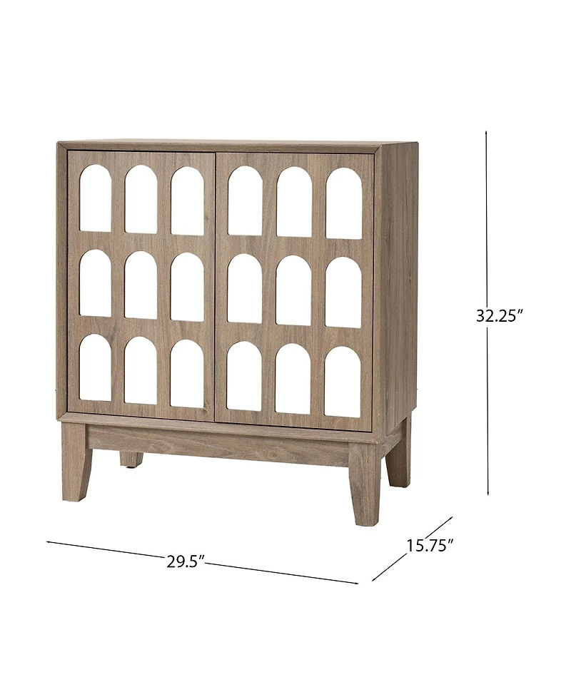 Streamdale Furniture Sideboard Buffet, Mid Century Modern Storage Cabinet with Doors & Shelves