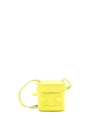 Pre-Owned Celine Small Cuir Triomphe Box Bag Leather