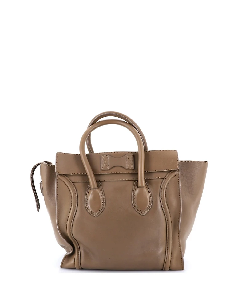 Pre-Owned Celine Mini Luggage Bag Smooth Leather