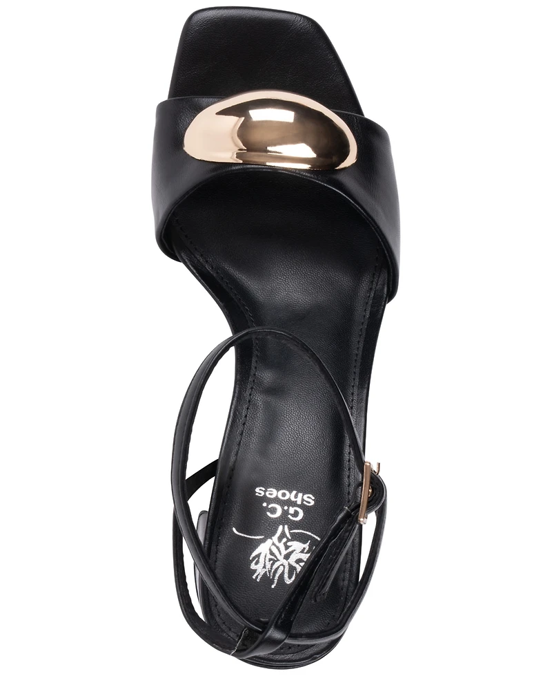 Gc Shoes Women's Skyla Square Toe Dress Sandals
