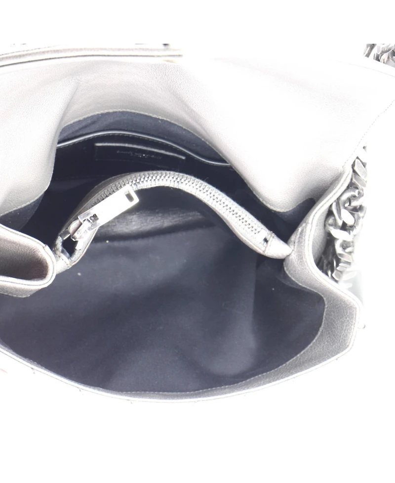 Pre-Owned Saint Laurent Medium Classic Monogram College Bag Matelasse Chevron Leather