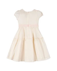 Hope & Henry Big Girls and Organic Puff Sleeve Tiered Party Dress