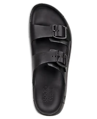 Ecco Men's Cozmo Buckle Slide Sandals