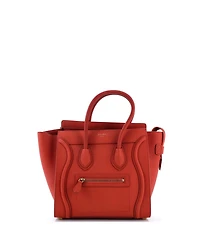 Pre-Owned Celine Micro Luggage Bag Grainy Leather