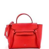 Pre-Owned Celine Micro Belt Bag Textured Leather