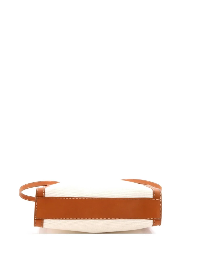 Pre-Owned Celine Small Vertical Cabas Tote Canvas with Leather