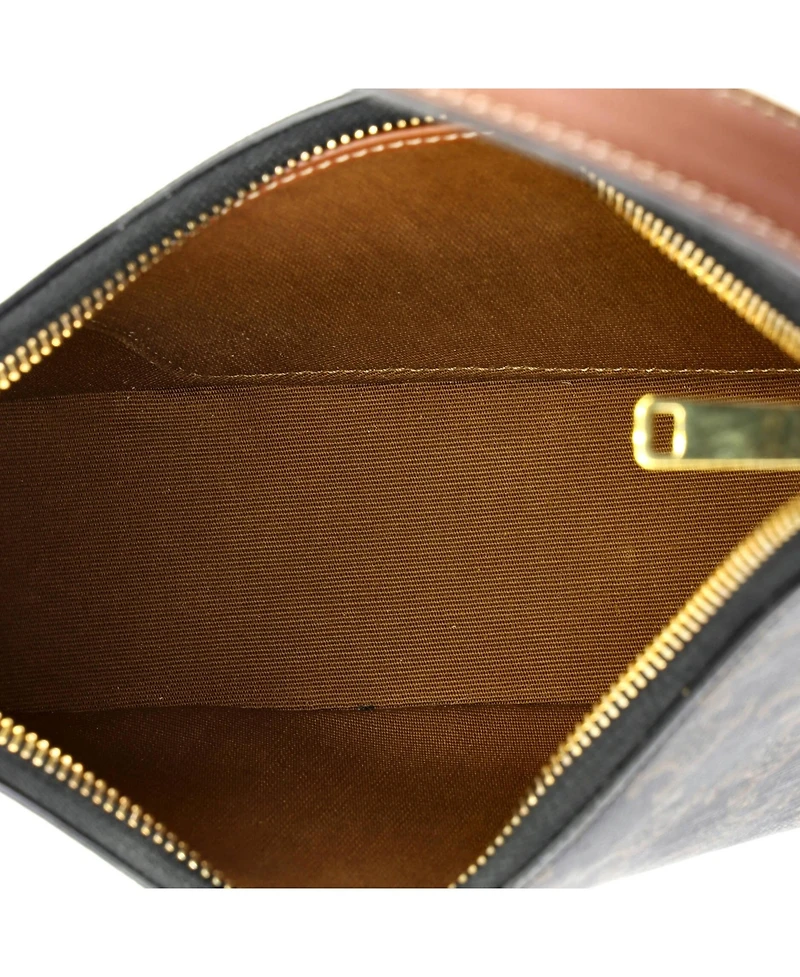 Pre-Owned Celine Ava Bag Triomphe Coated Canvas