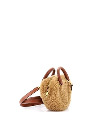 Pre-Owned Celine Medium Heart Bag Shearling with Leather