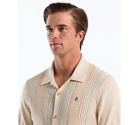 Original Penguin Men's Cotton Vertical Stripe Sweater