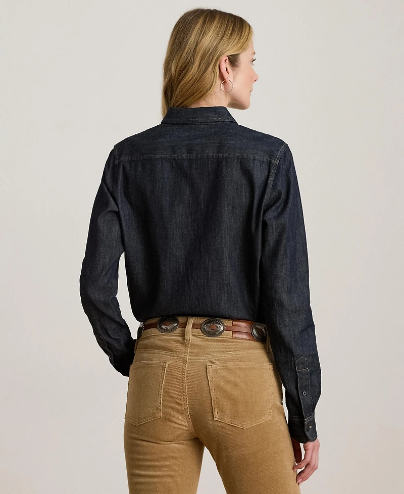 Lauren Ralph Women's Classic-Fit Long-Sleeve Shirt