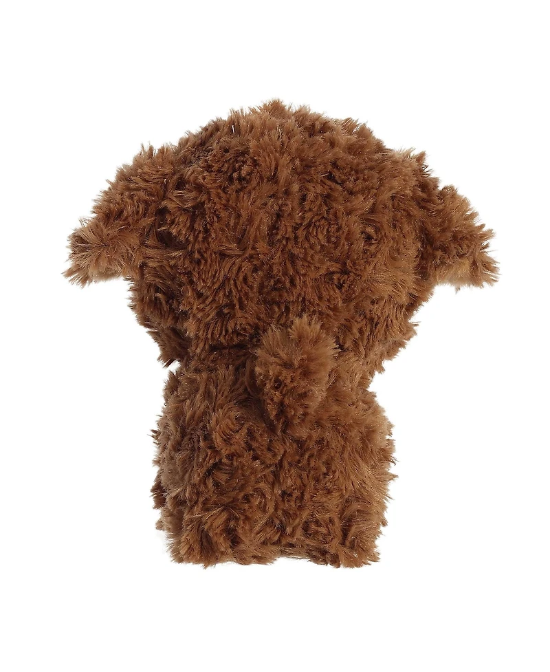 Aurora Small Poodle Teddy Pets Playful Plush Toy 7"