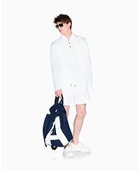 A|X Armani Exchange Men's White Edition Fleece Shorts