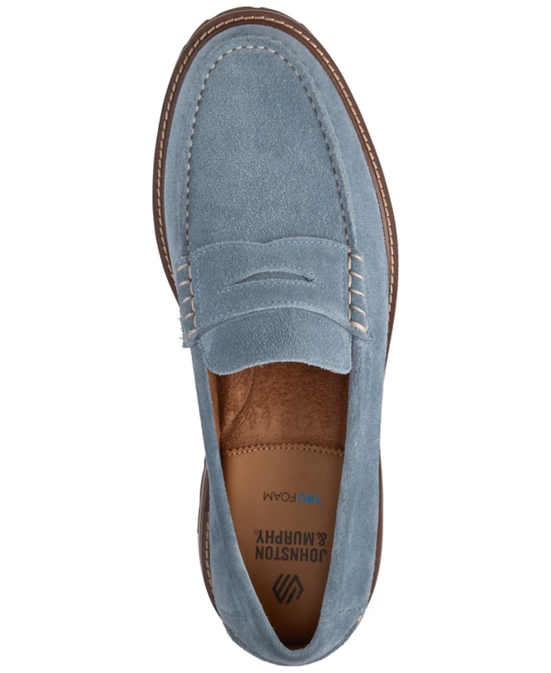 Johnston & Murphy Men's Collier Round Toe Penny Loafers