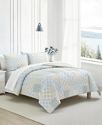 Macy's Patchwork Reversible 3-Pc. Comforter Sets