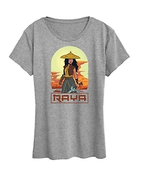 Hybrid Apparel Plus Raya and The Last Dragon Desert Graphic T-Shirt