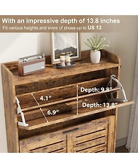 gaomon Narrow Freestanding Shoe Cabinet