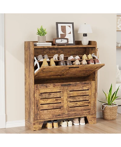 gaomon Narrow Freestanding Shoe Cabinet