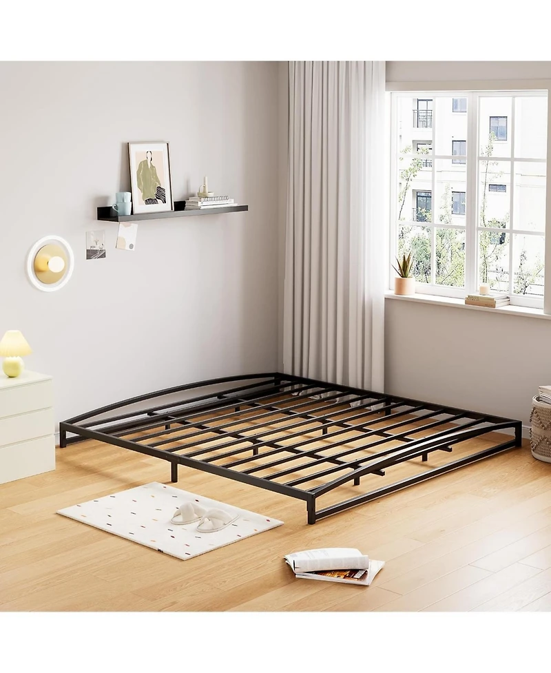 gaomon California King 6 Inch Metal Platform Bed Frame