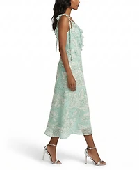 Taylor Women's V-Neck Floral Midi Dress
