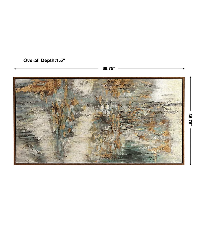 Uttermost Behind The Falls Abstract Art