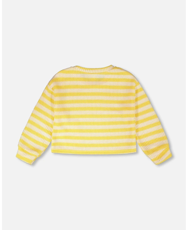 Deux par Deux Little Girls Striped Sweater