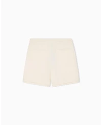 A|X Armani Exchange Men's White Edition Fleece Shorts