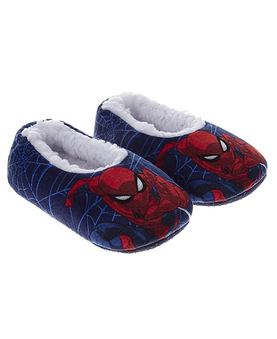 Spider-Man Toddler Marvel Slippers Cozy Padded Home Use Soft NonSlip (Toddler)
