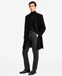Nautica Men's Barge Classic Fit Wool/Cashmere Blend Solid Overcoat