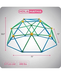 HolaHatha Dome Playground Climber for Kids Outdoor Play, 440 Pound Capacity