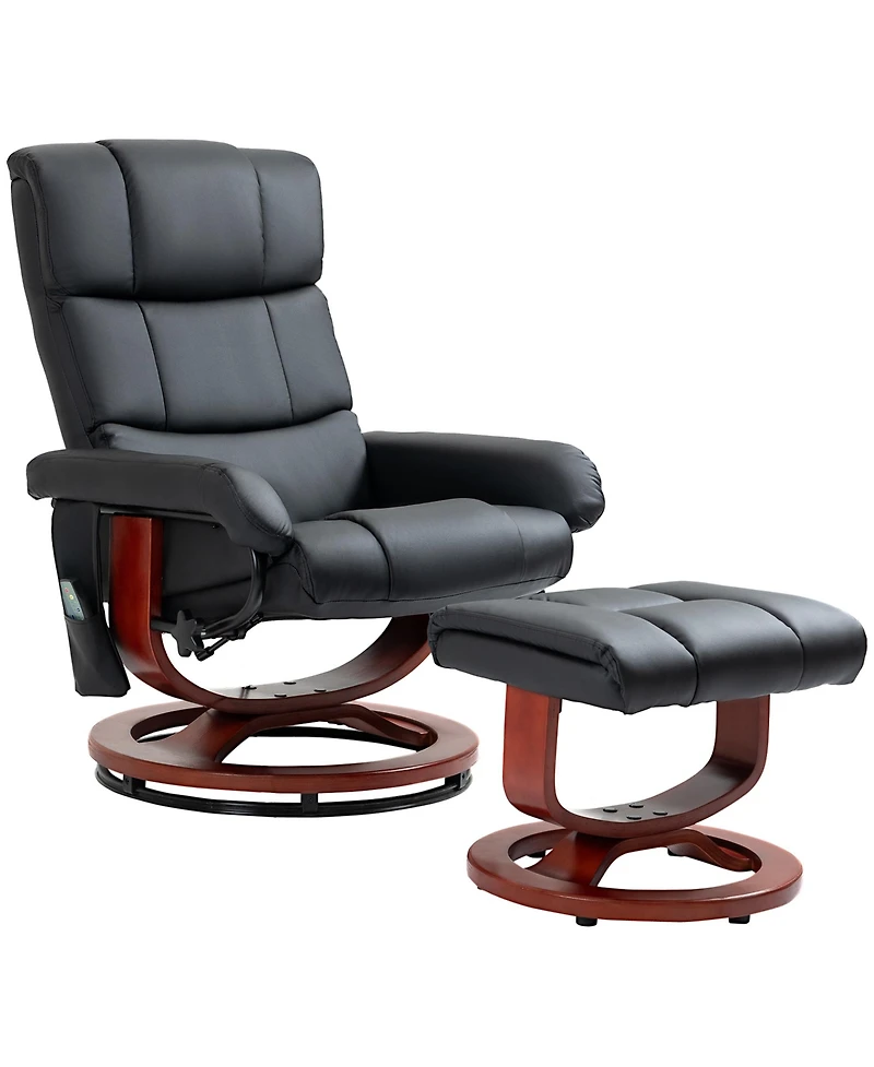 Boyel Living Massage Recliner Chair with Ottoman and Remote Control