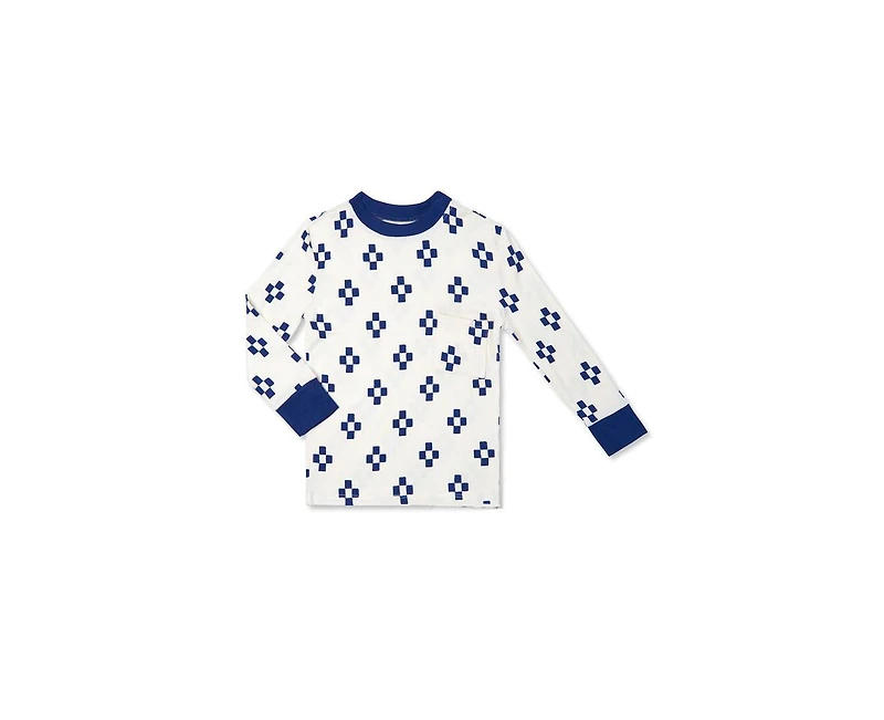 Everly Grey Toddler Girls Emerson Fitted Long Sleeve Two-Piece Pajamas