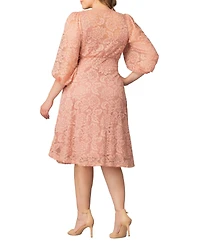 Kiyonna Plus Hepburn Lace Cocktail Dress