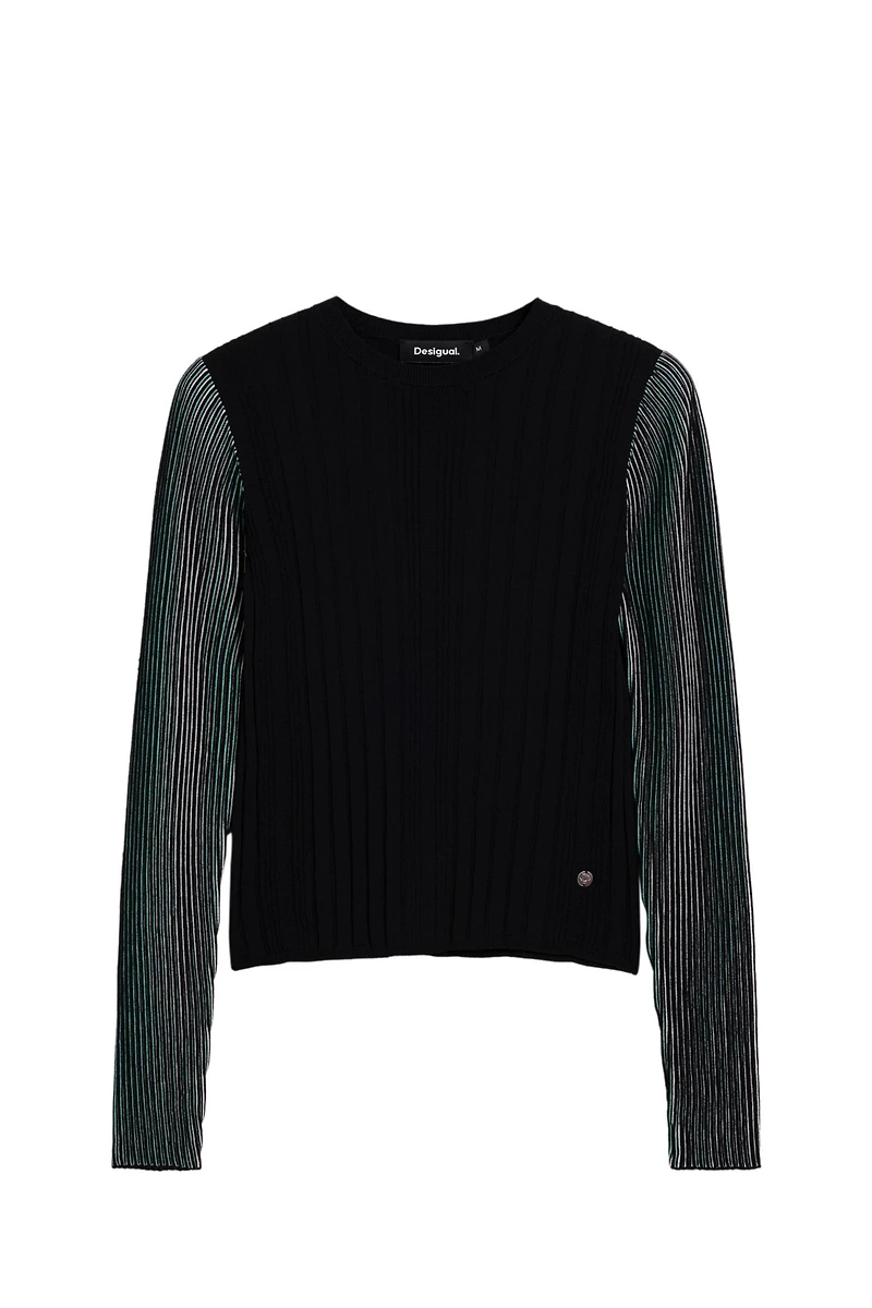 Desigual Women's Fine Pleated Sweater