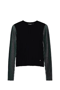 Desigual Women's Fine Pleated Sweater