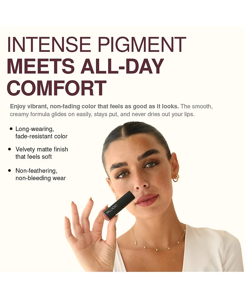 Palladio Herbal Matte Lipstick - 0.13 oz