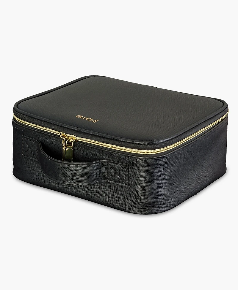 iHome Led Lighted Travel Makeup Bag with Adjustable Mirror Stand