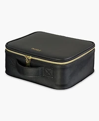 iHome Led Lighted Travel Makeup Bag with Adjustable Mirror Stand