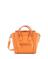 Pre-Owned Celine Nano Luggage Bag Smooth Leather