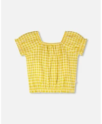 Deux par Deux Little Girls Peasant Top